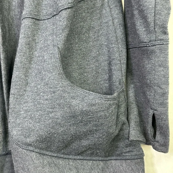 Eddie Bauer Fleece Summit Wrap Open Cardigan Thumb Holes - Picture 8 of 9